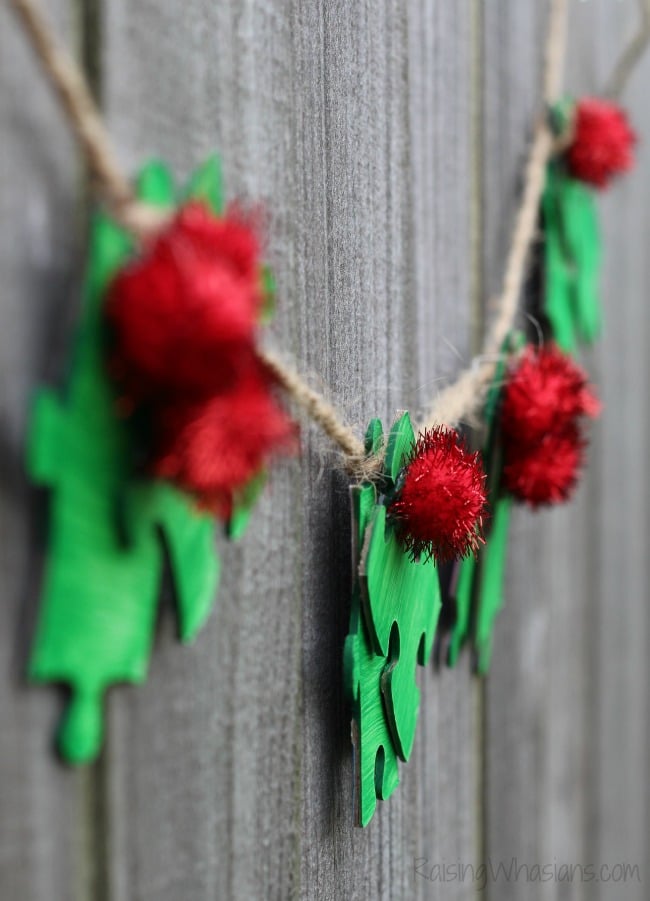 DIY Christmas garland