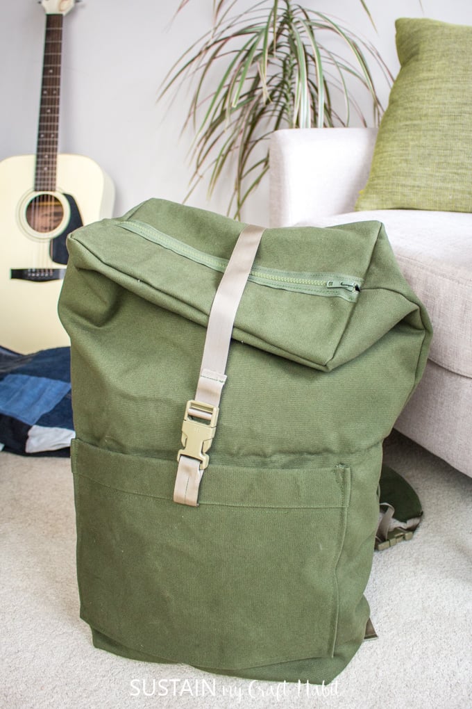 Sewing a Rucksack Free Backpack Pattern Sustain My Craft Habit