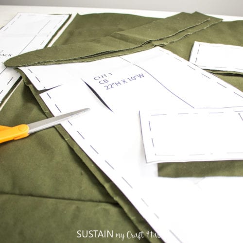 Canvas Rucksack Pattern Sewing a Rucksack: Free Backpack Pattern – Sustain My Craft Habit