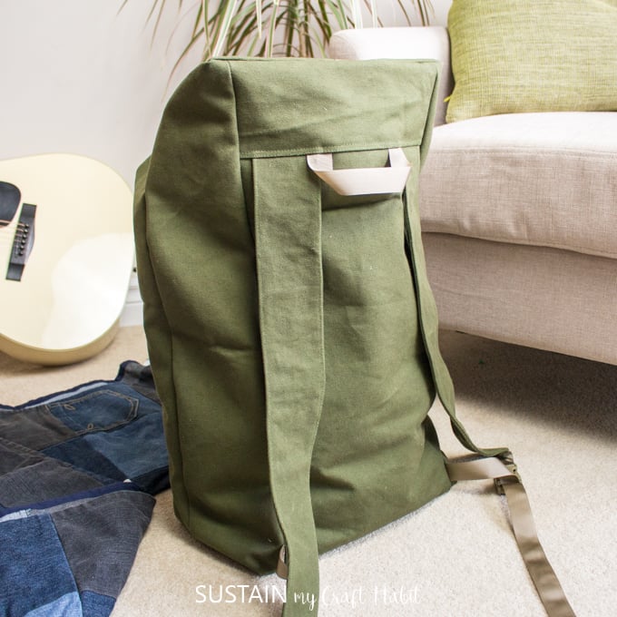 Waxed canvas best sale backpack pattern