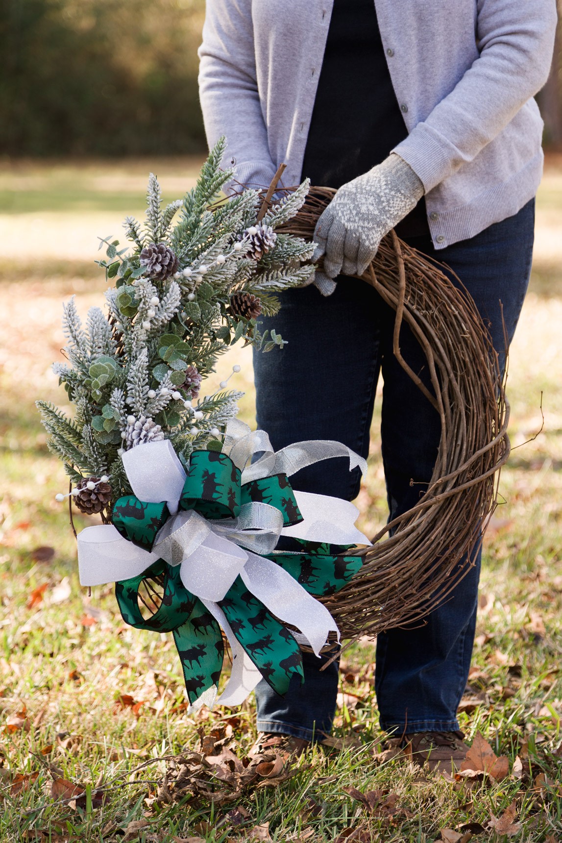 How to Make a Rustic Christmas Wreath The Boondocks Blog