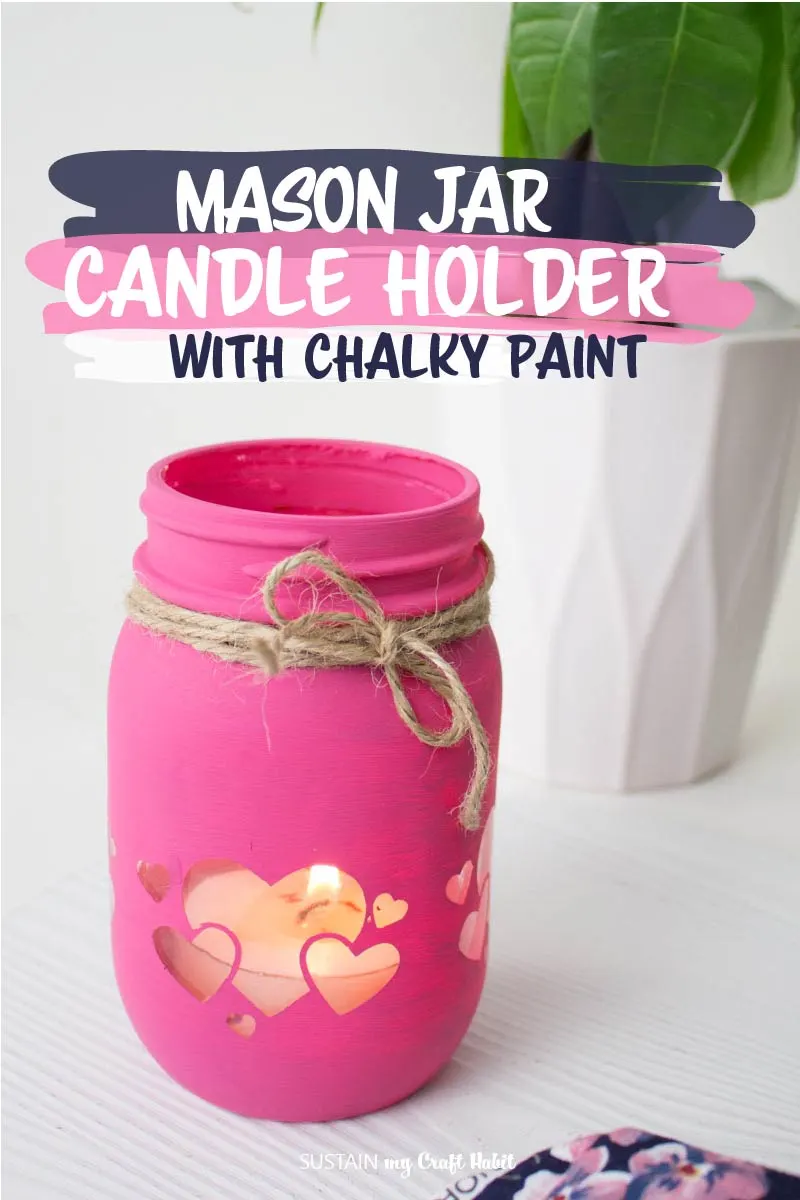 365 Designs: MINI MASON JAR TEA LIGHT CANDLE HOLDERS with glitter paint and  cherry blossom trim decoupage