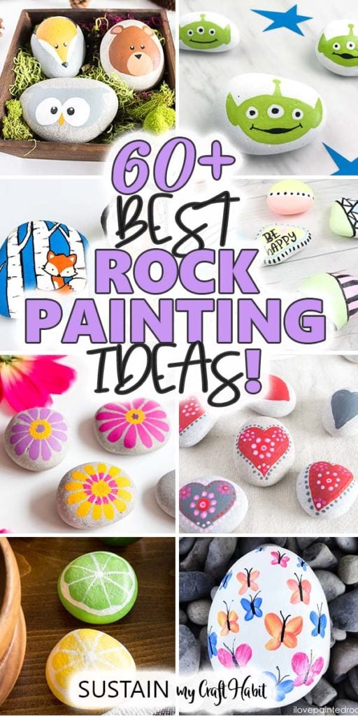 60 Best Painted Rocks For All Skill Levels Sustain My Craft Habit