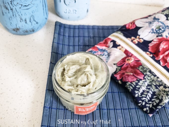 store the body butter in an air tight container for up to 3 months