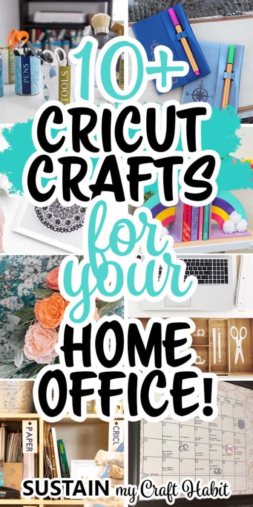 10 Fab Cricut Crafts To Improve Your Home Office Sustain My Craft Habit - Cricut Home Decor Ideas