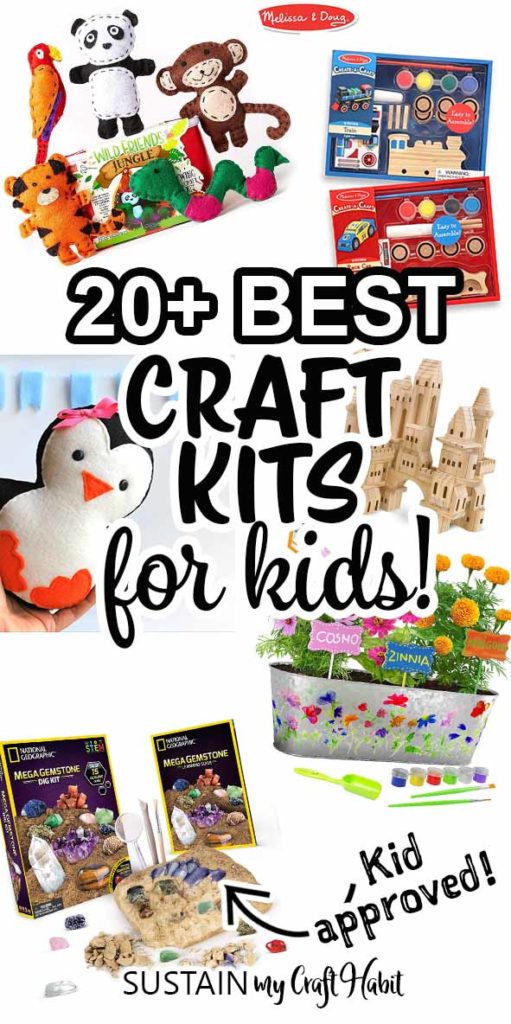 Male Creative Craft Kit Ideal For Children's Crafting with die cut shapes 