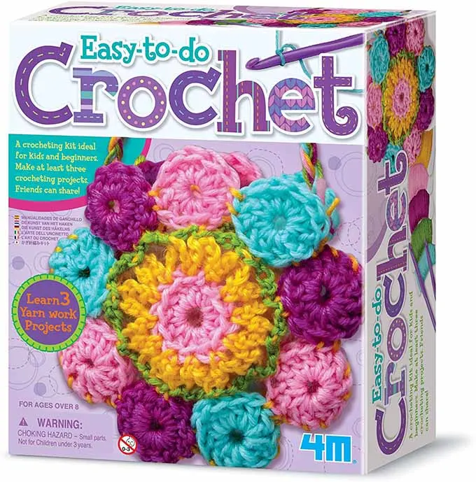 Product image of the easy-to-do crochet kit.