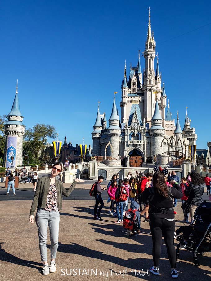 enjoying Magic Kingdom