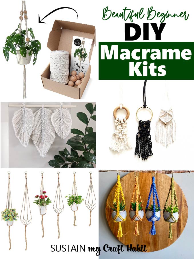 20 Best DIY Macrame Kits for Beginners! – Sustain My Craft Habit