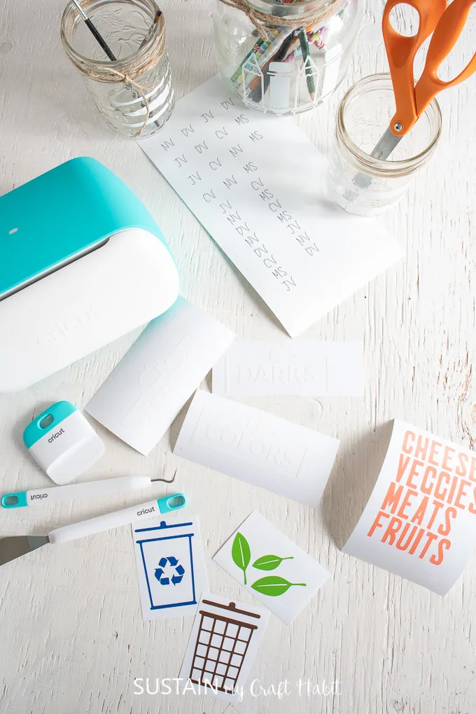 The Best Cricut Materials For Making Labels & How To Use Them -  Organized-ish