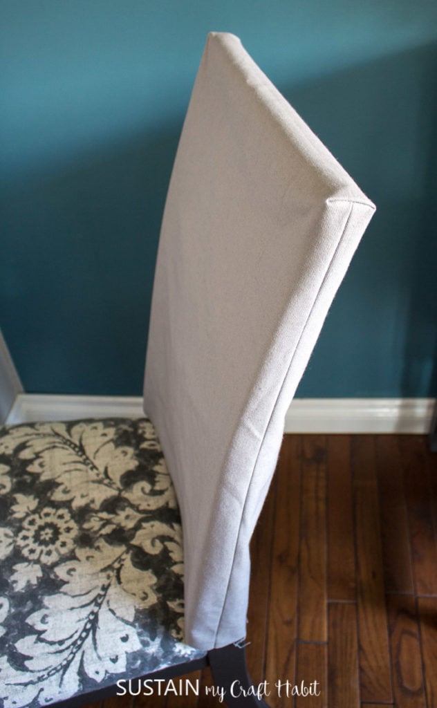 How To Make A Slipcover For Dining Chair Sustain My Craft Habit - Make Chair Seat Covers