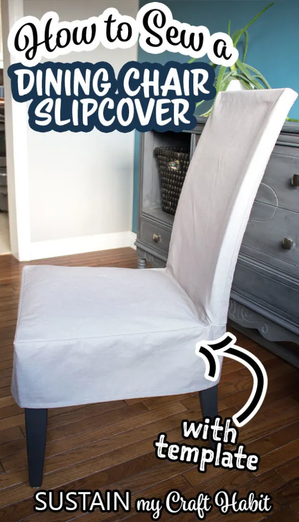 Slipcover For A Dining Chair, Diy Slipcovers For Dining Chairs