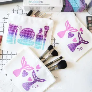 DIY Infusible Ink Makeup Bags ⋆ The Quiet Grove