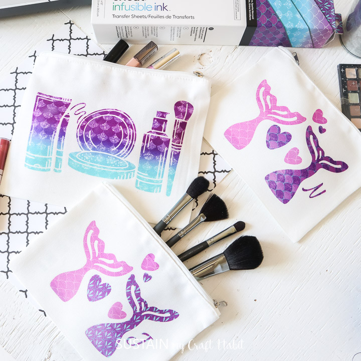 How to Use Cricut Infusible Ink on a Cosmetic Bag – Sustain My Craft Habit