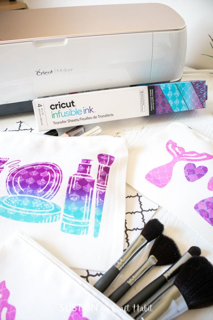 How to use Infusible Ink Transfer Sheets with Cricut Cosmetic Bag blanks –  Help Center