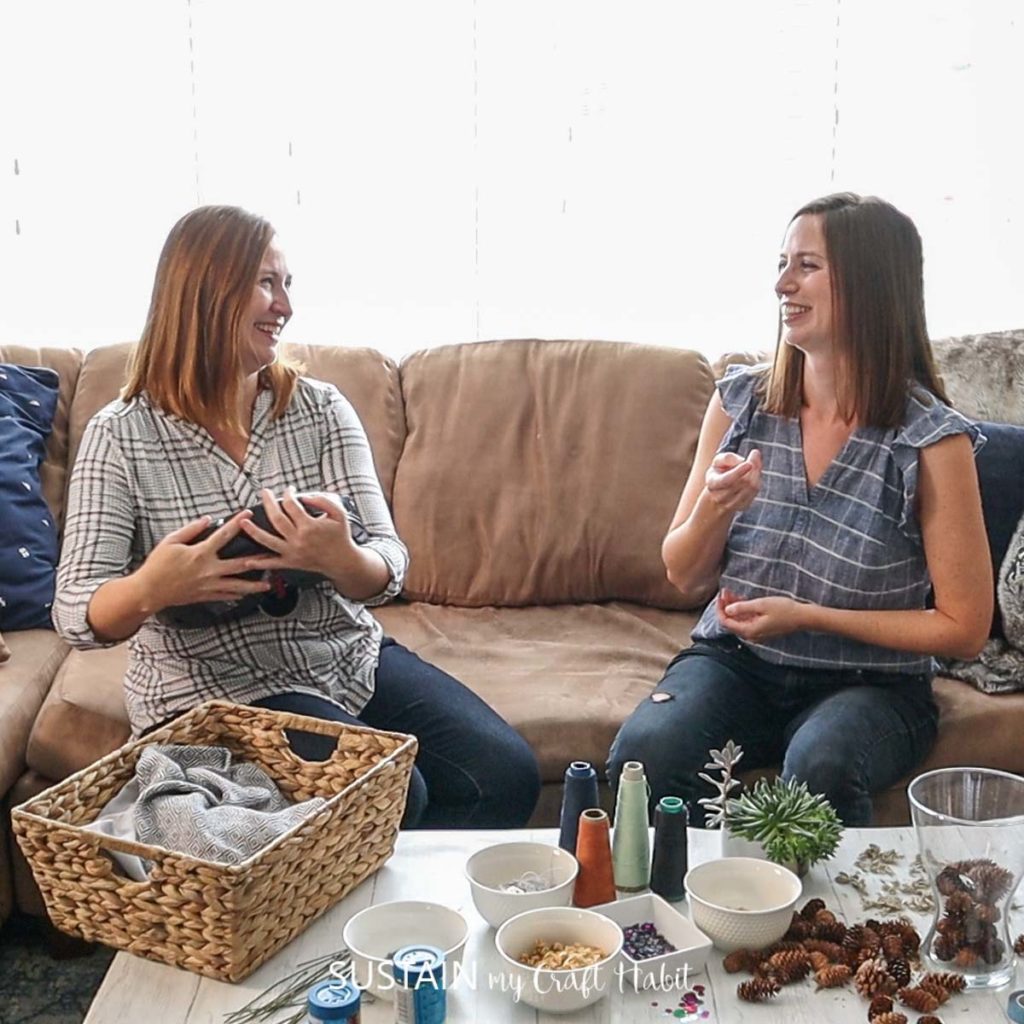 Two Crafting Moms and their Eureka Groove Robotic Vacuum Cleaner NER300
