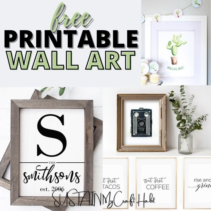 Free Printable Wall Art for Any Room in Your Home! Sustain My Craft Habit