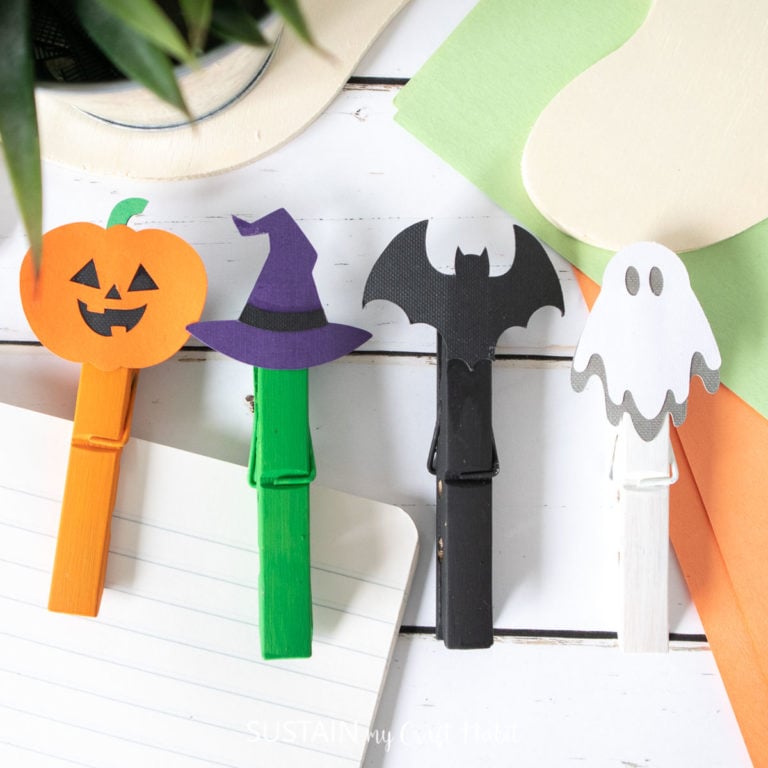 Adorable Clothespin Crafts for Halloween