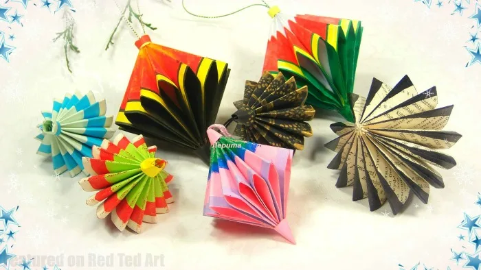 cool paper craft ornaments.