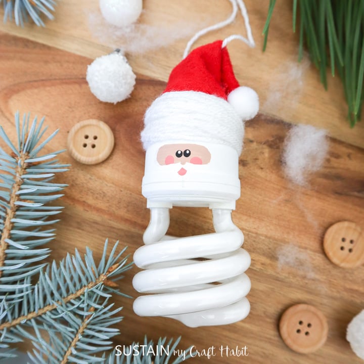 light bulb ornament christmas craft