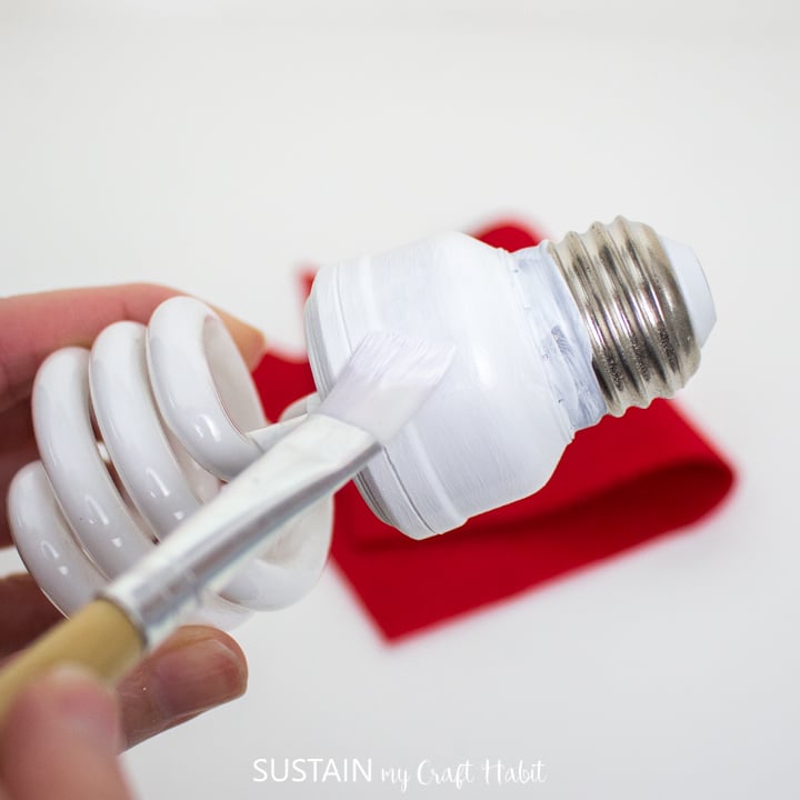 Painting the light bulb
