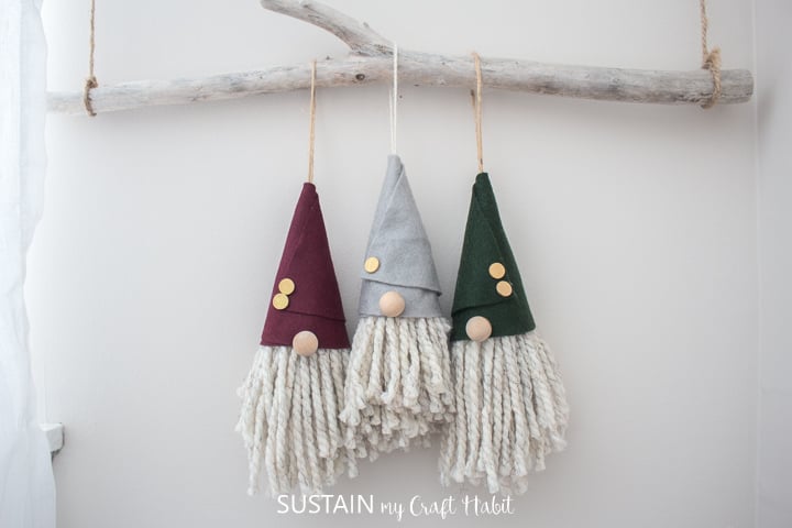Download Diy Gnome Christmas Ornaments Sustain My Craft Habit