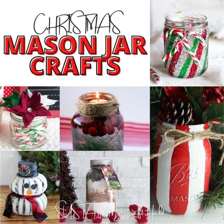 Christmas Holiday Decoration Candy Mason Jars Santa, Snowman, Christmas  Themed Centerpiece Snowglobe 