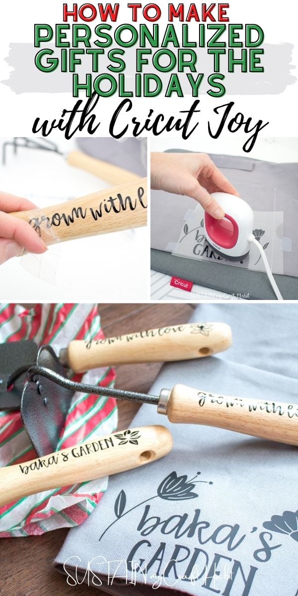 Personalized Gifts for the Holidays with Cricut Joy – Sustain My Craft Habit