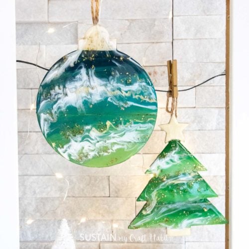 Easy DIY Decoupage Christmas Ornaments Sustain My Craft Habit