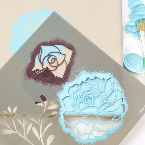 Making Canvas Stencil Art Sustain My Craft Habit