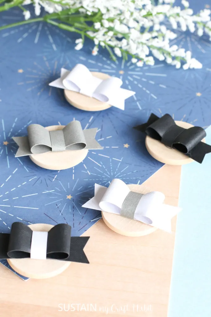 Paper bow magnets.