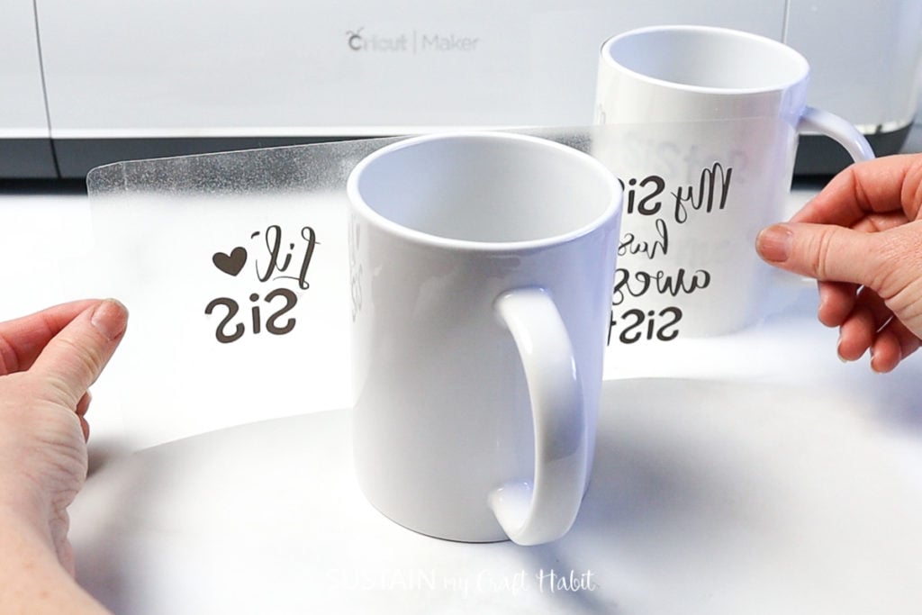 How to Make a Custom Mug with the Cricut Mug Press - Sisters, What!