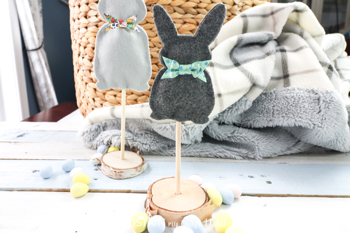 Felt Bunny Easter Decor – Sustain My Craft Habit