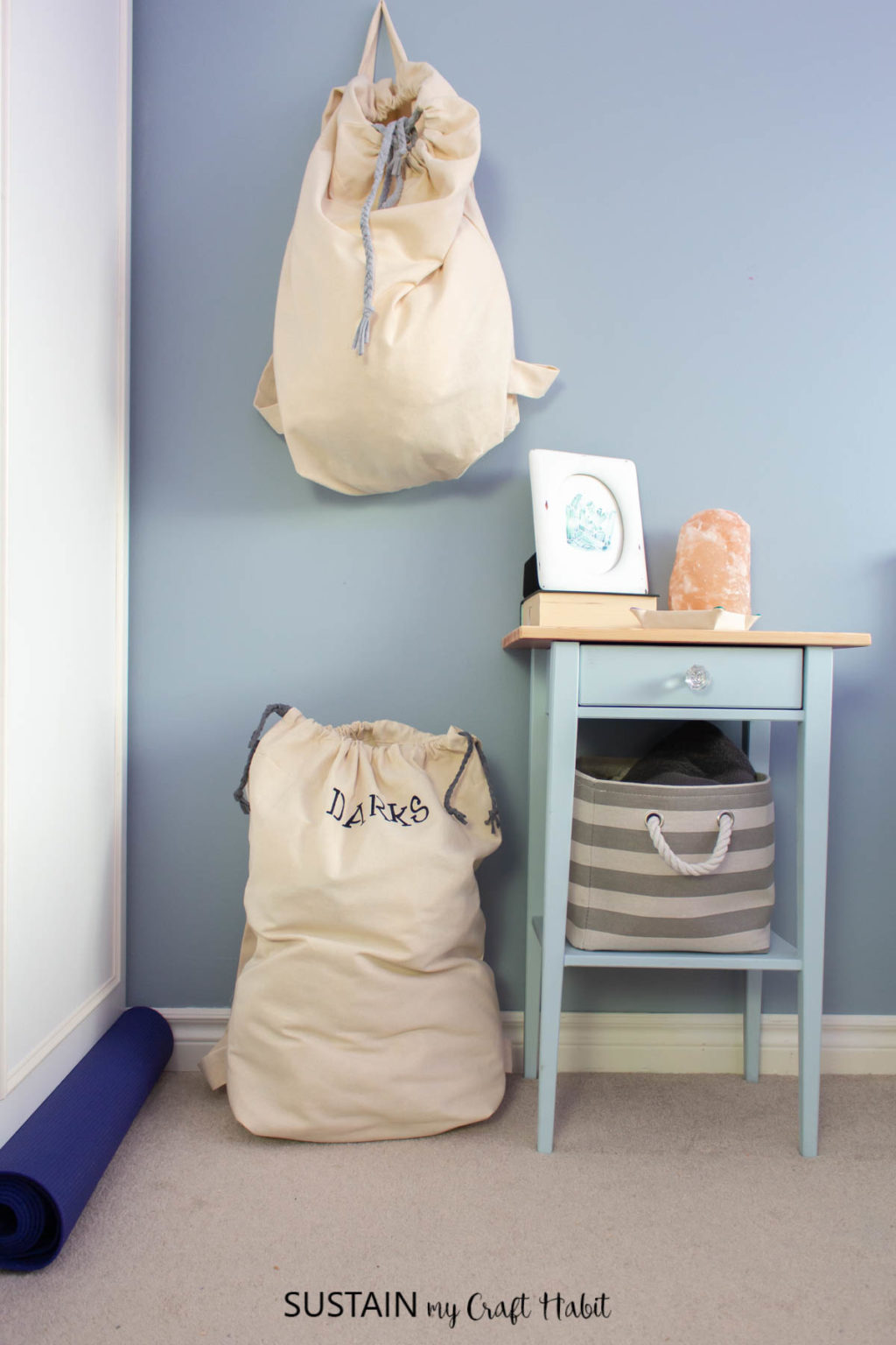 Hanging Laundry Bag Sewing Pattern Sustain My Craft Habit