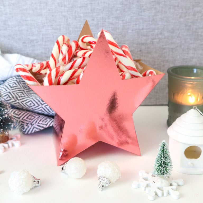 DIY 3D Paper Star Candy Box with Cricut