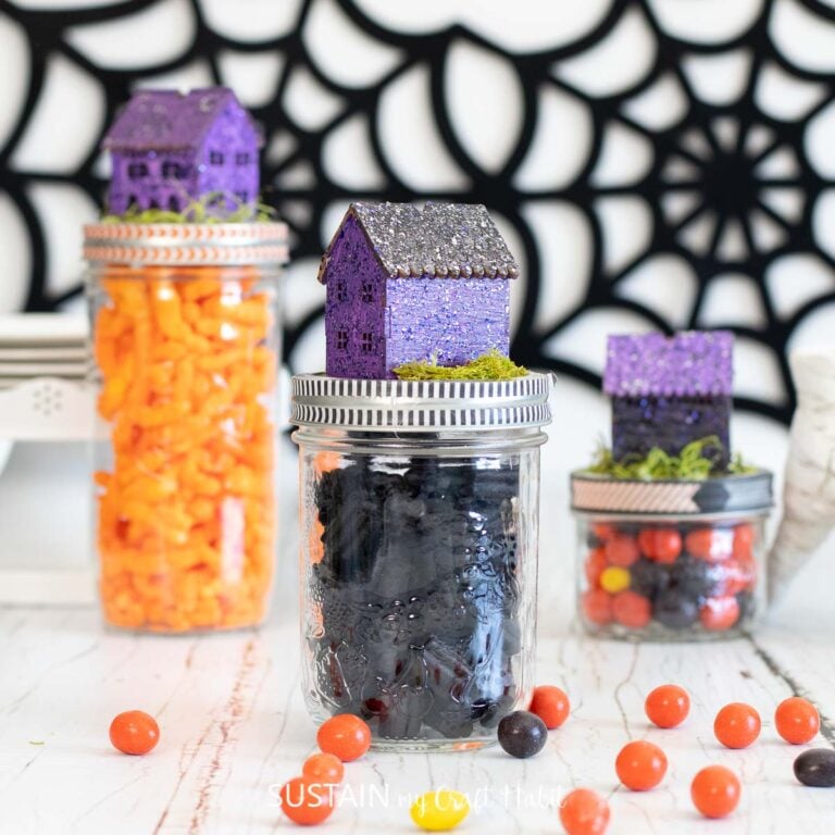 DIY Halloween Jar Topper Idea