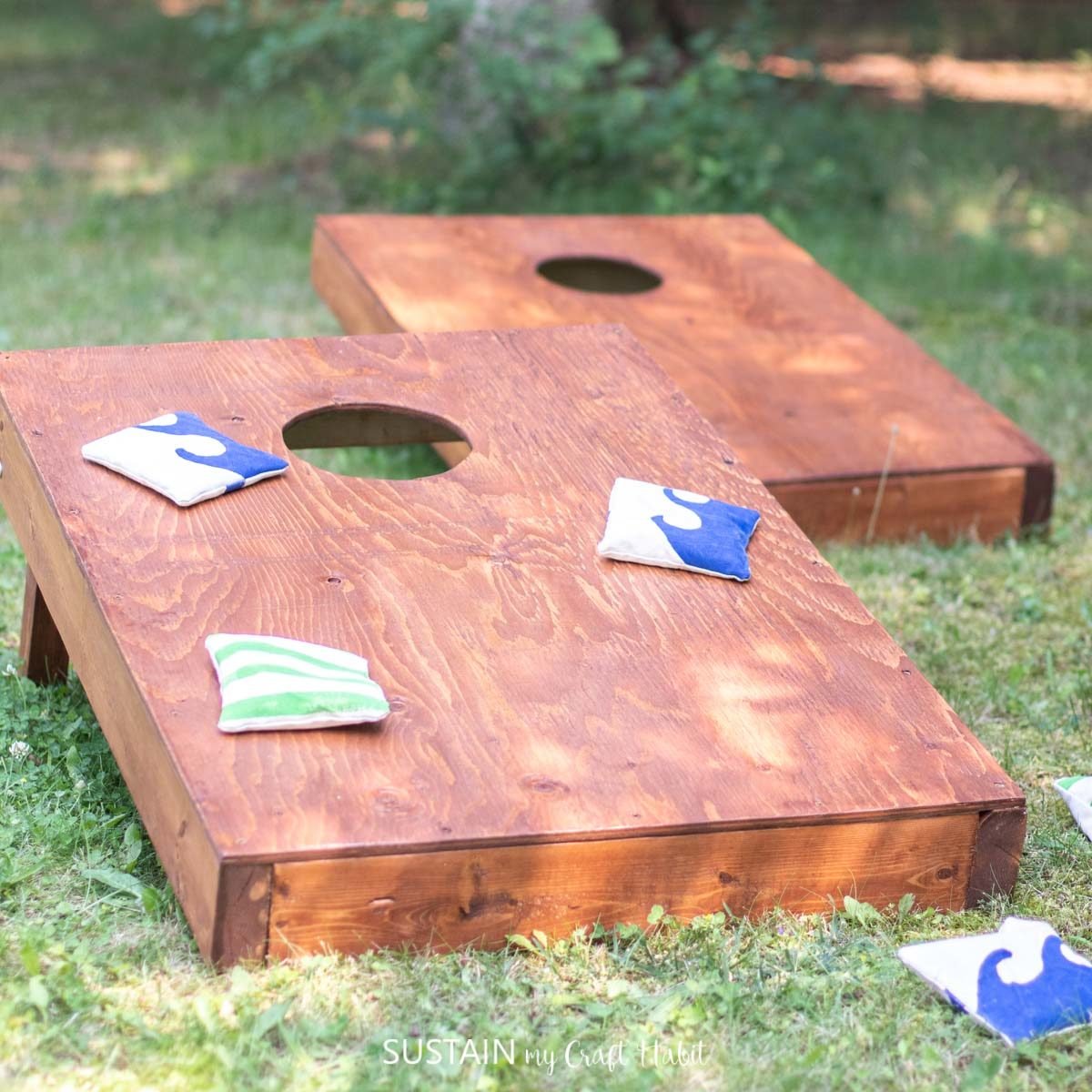 DIY Cornhole Game Board