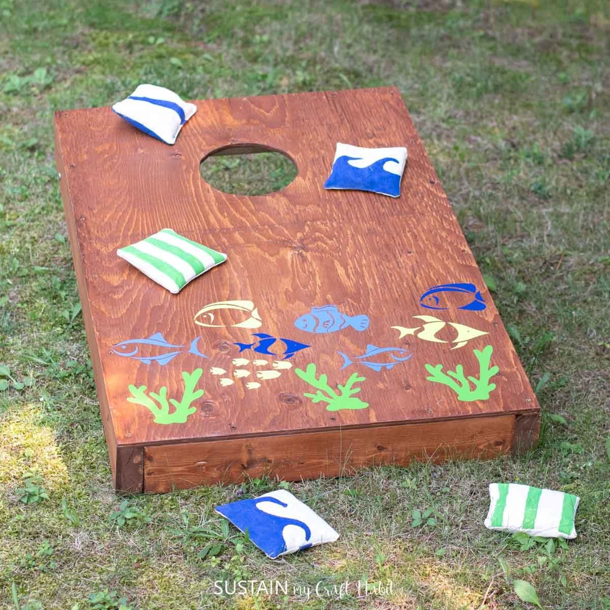 Personalized DIY Outdoor Game with Cricut Joy