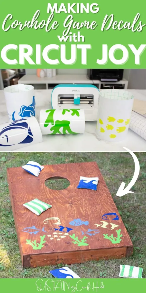 Personalized DIY Outdoor Game with Cricut Joy – Sustain My Craft Habit
