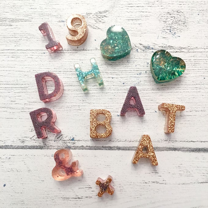 Jewelry Made By Me Resin Craft Small Alphabet Mold