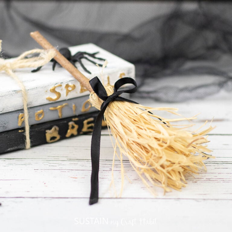 Adorable Mini Witch’s Broom Craft