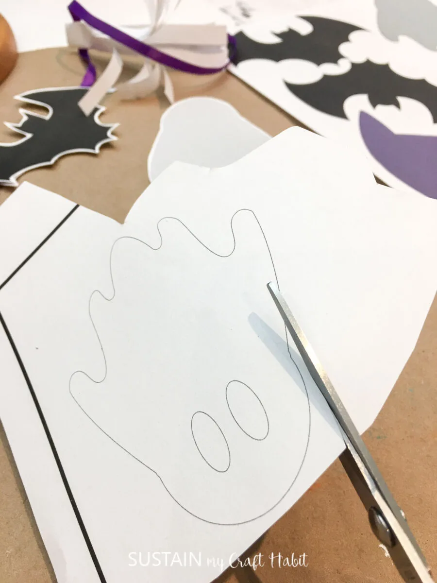 Cutting out the ghost character.