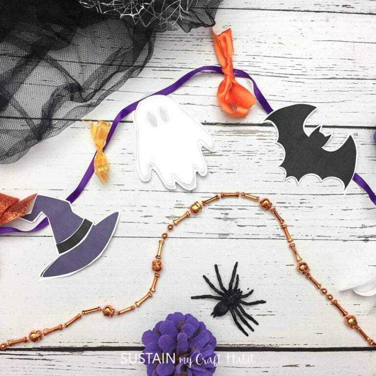 DIY Halloween Paper Garland (with free printable)