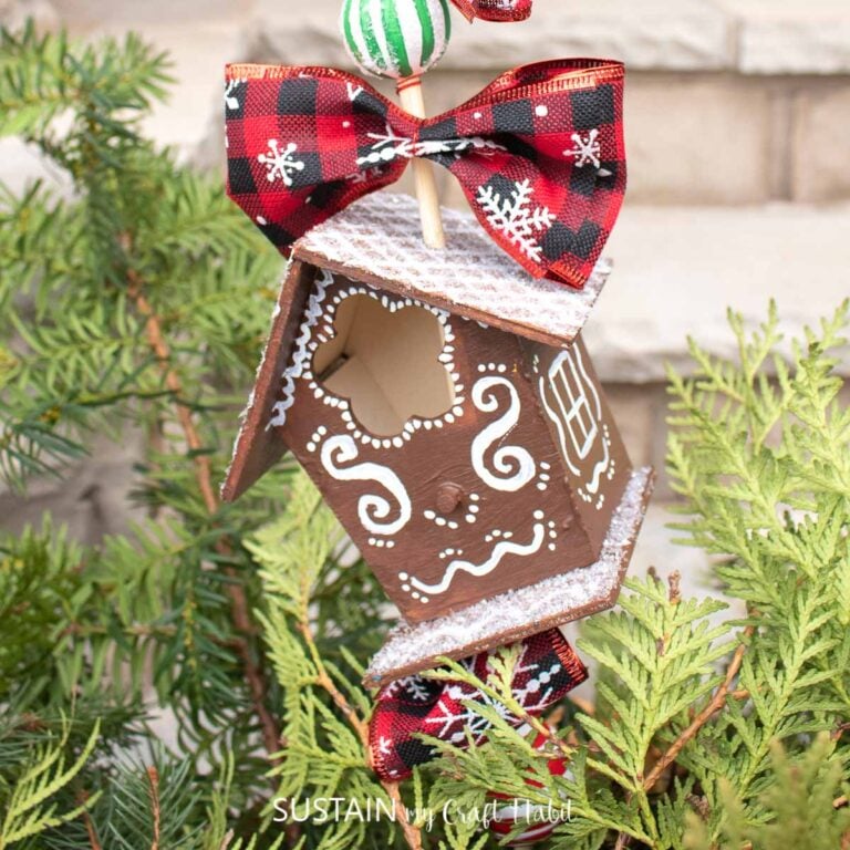 DIY Decorative Planter Pick and more Gingerbread Crafts!