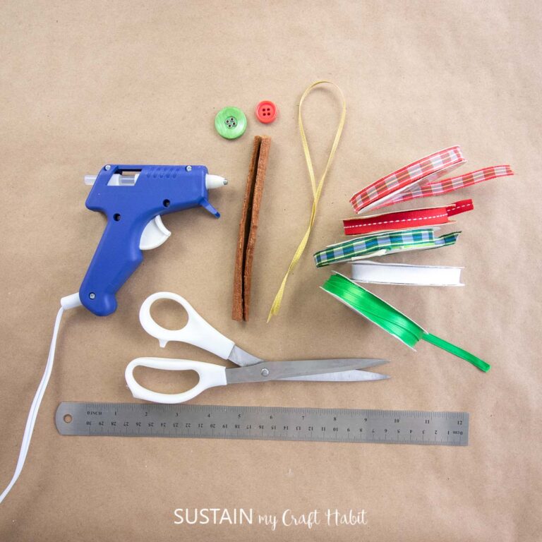 Simple Cinnamon Stick Ribbon Tree Ornaments Sustain My Craft Habit