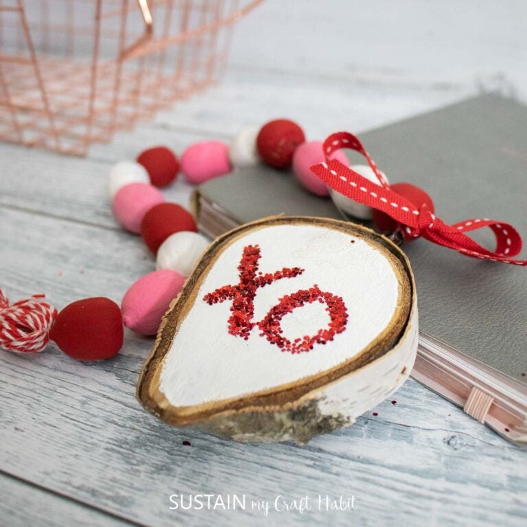 Valentine’s Day Acorn Garland