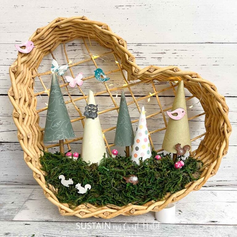 DIY Whimsical Paper Fairy Garden Craft
