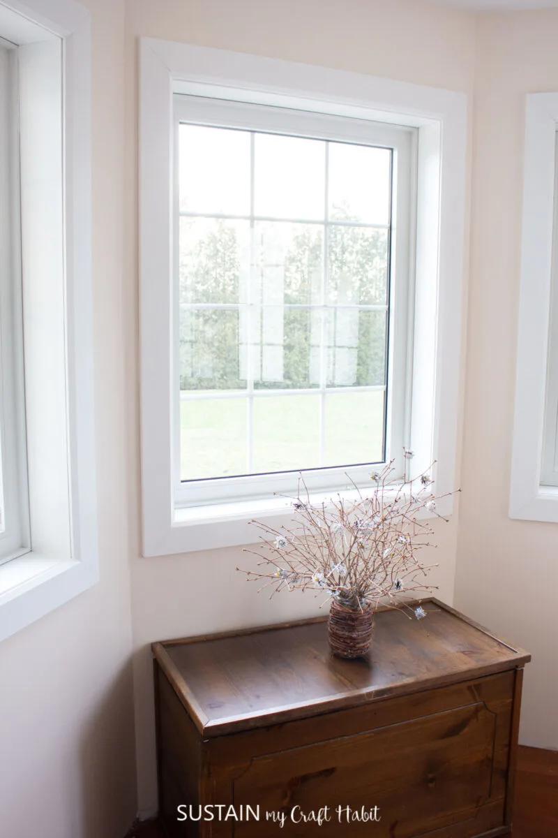 Romantik silhuet bleg How to Trim Interior Windows – Sustain My Craft Habit