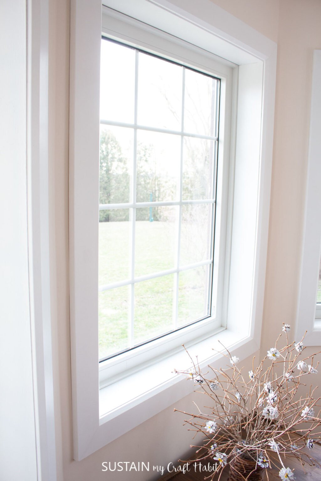 How to Trim Interior Windows Sustain My Craft Habit