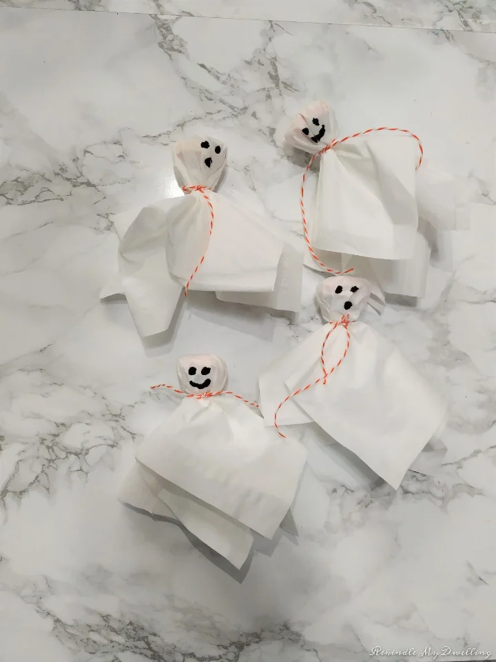 tissue ghosts.